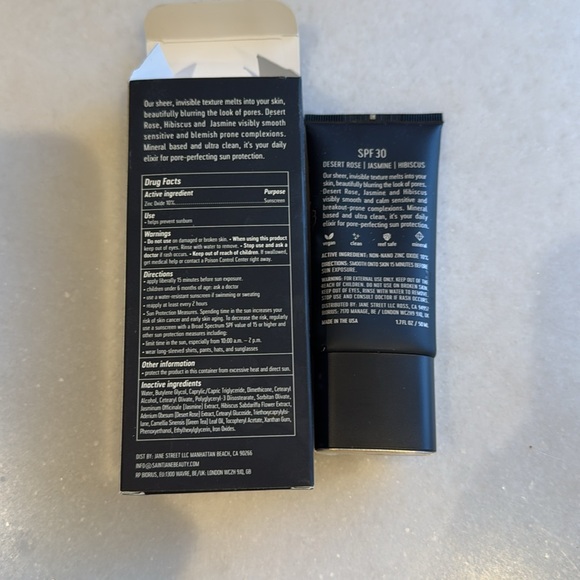 Saint Jane Luxury Sun Ritual Pore Smoothing SPF 30 Sunscreen. 1.7 Fl oz - Picture 2 of 5